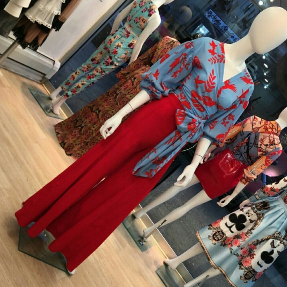 BEAUTIFUL AND BOLD WRAP BLOUSE